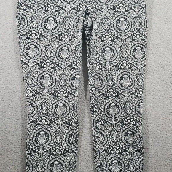 J crew Winnie cropped pant size 6 damask print - Picture 5 of 10